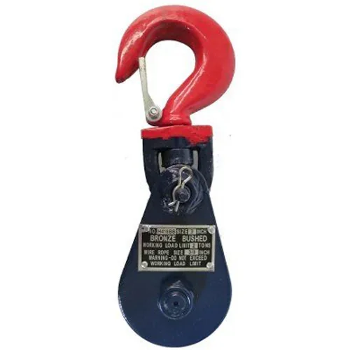 POLEA GIRA.PASTECA 8t 6" GAN./PES. 3/4"