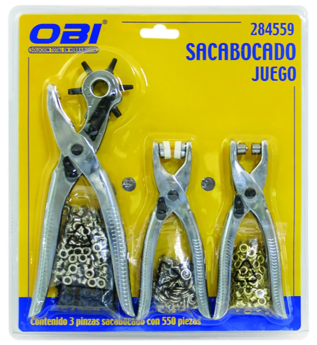 SACABOCADO PINZA Y OJILLADORA J. C/3P