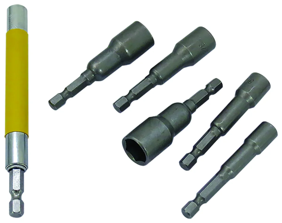 TALADRO ACCS. DADOS Y GUIA J. 6 P. 1/4"