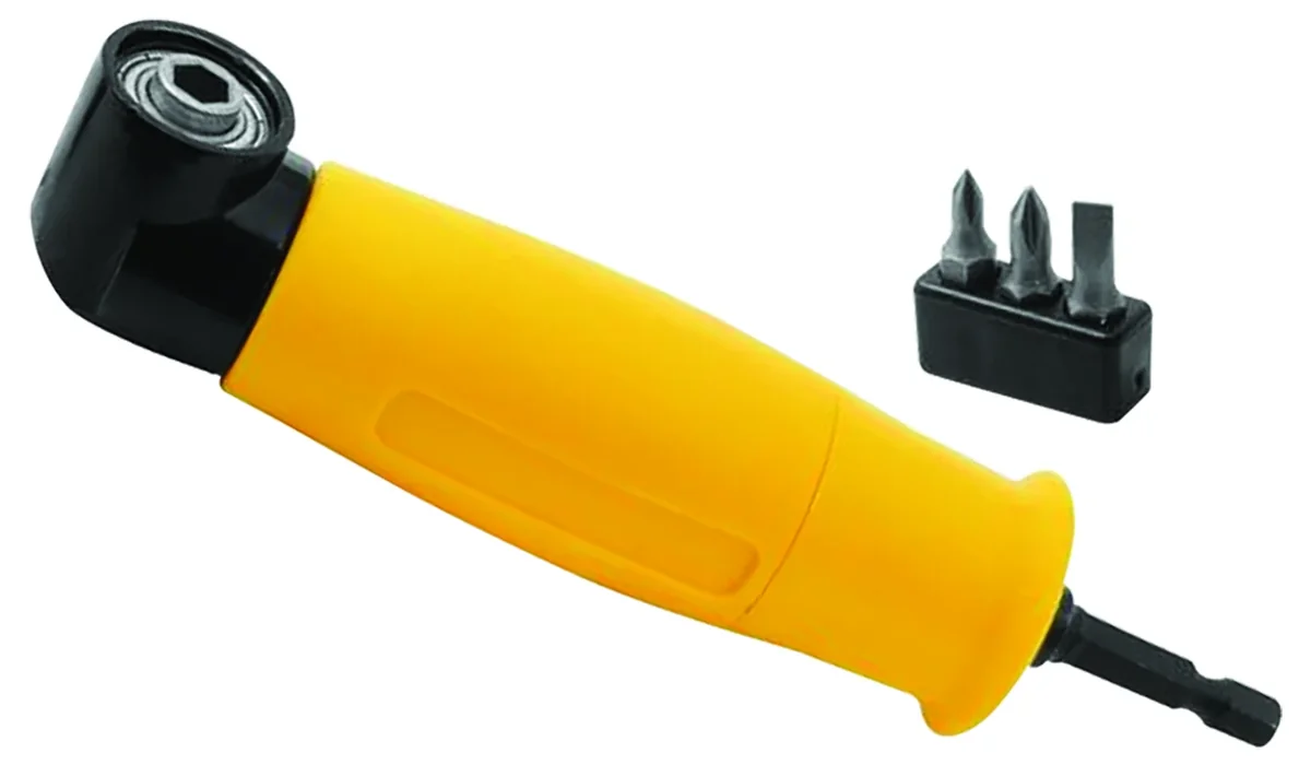 TALADRO ACCS. ANGULO 90 Y 3 PUNTAS 1/4"