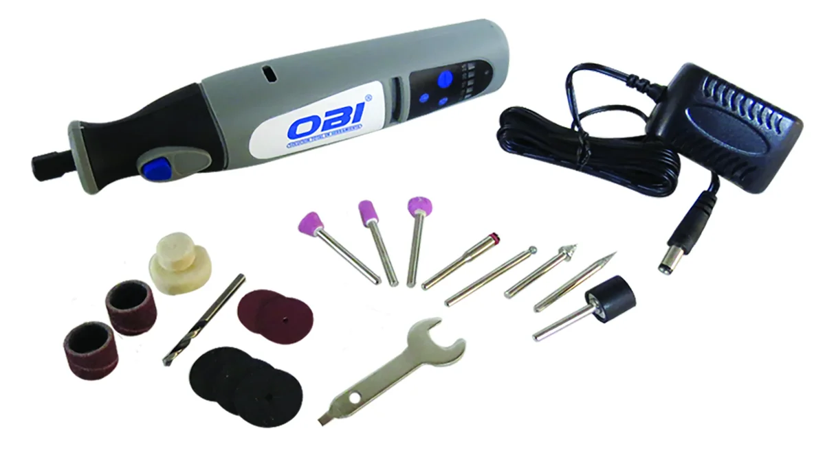 TALADRO-ESMERIL MOTOTOOL VV 8 V C/20 A.RECARGABLE
