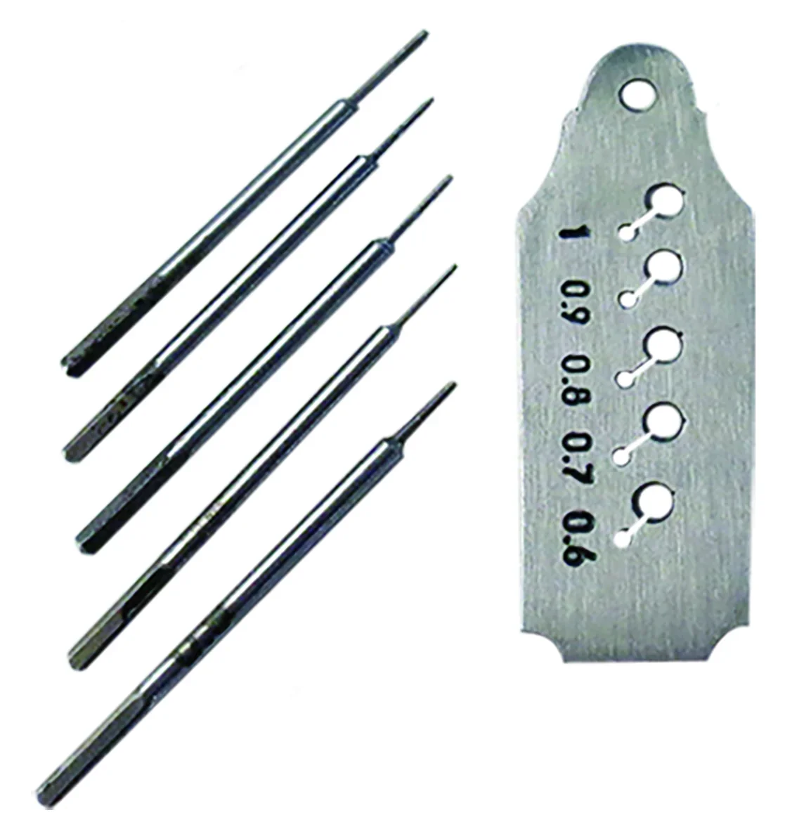 TARRAJA JOYERO 0,6-1 mm J. 6 PIEZAS