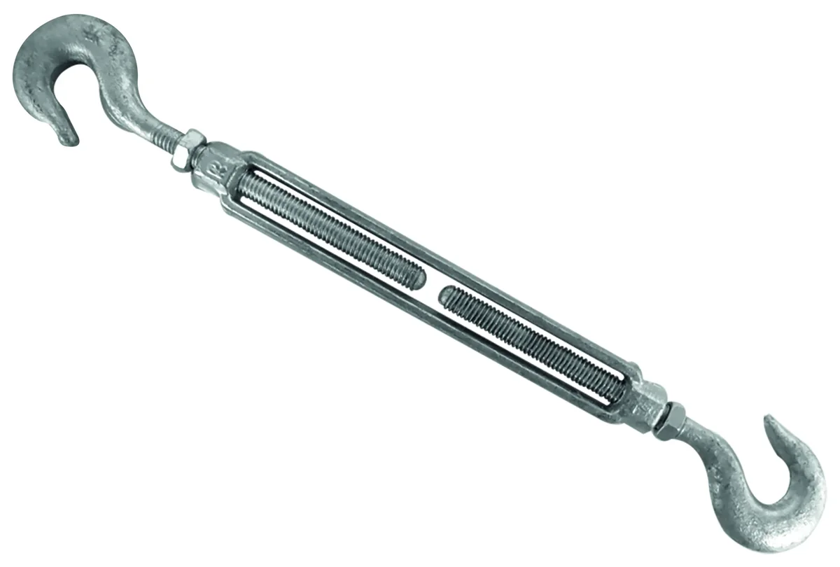TENSOR GANCHO-GANCHO FORJA. 3/8 y 6"