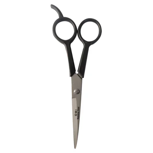 TIJERA PARA PELUQUERO MANGO PLAST.C/DES. 6"